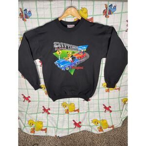 Vintage 90s Disneyland Autopia ride Sweatshirt RARE mens size small